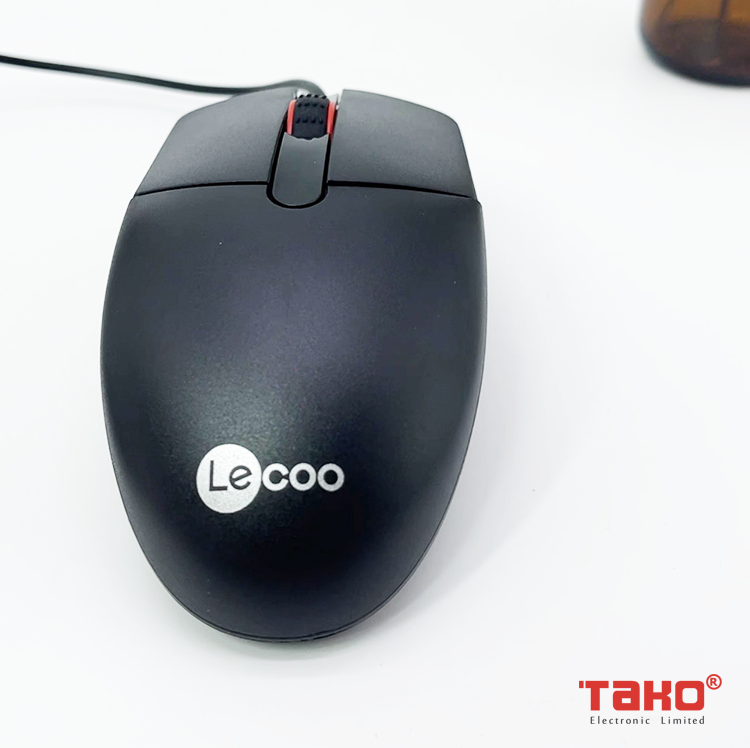 Chuột quang có dây Lecoo MS103 thiên về chức năng văn phòng nhiều hơn với 1 mức DPI