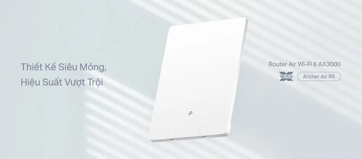Archer Air R5 Router Air Wi-Fi 6 Băng Tần Kép AX3000
