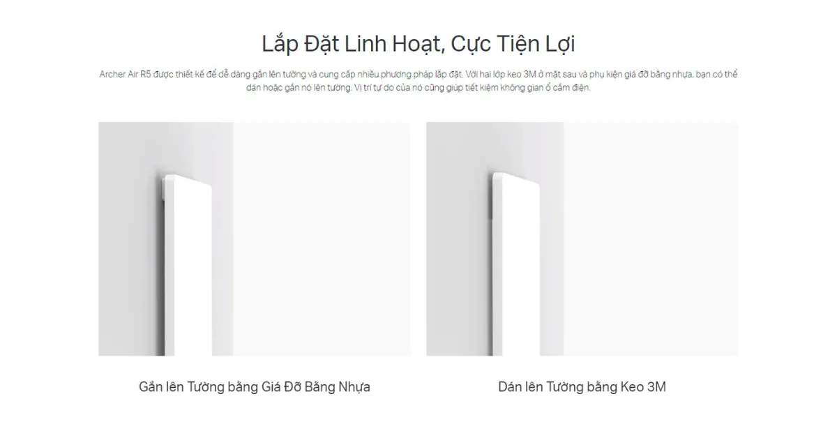 Archer Air R5 Router Air Wi-Fi 6 Băng Tần Kép AX3000