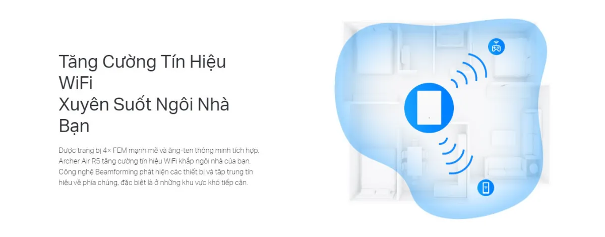 Archer Air R5 Router Air Wi-Fi 6 Băng Tần Kép AX3000
