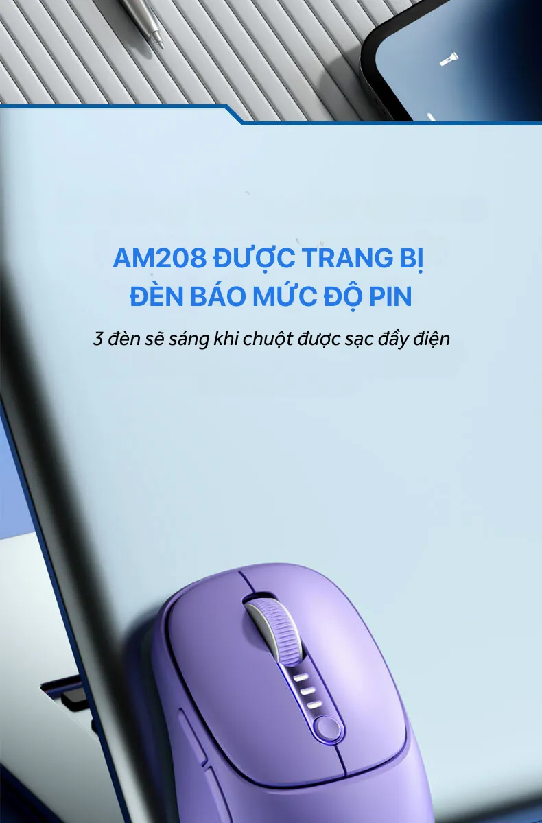 Chuột quang không dây aula AM208