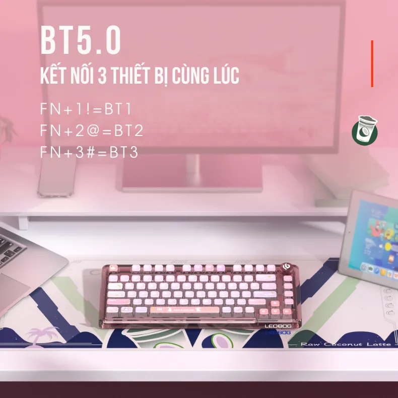 Bàn phím cơ gaming leobog K81