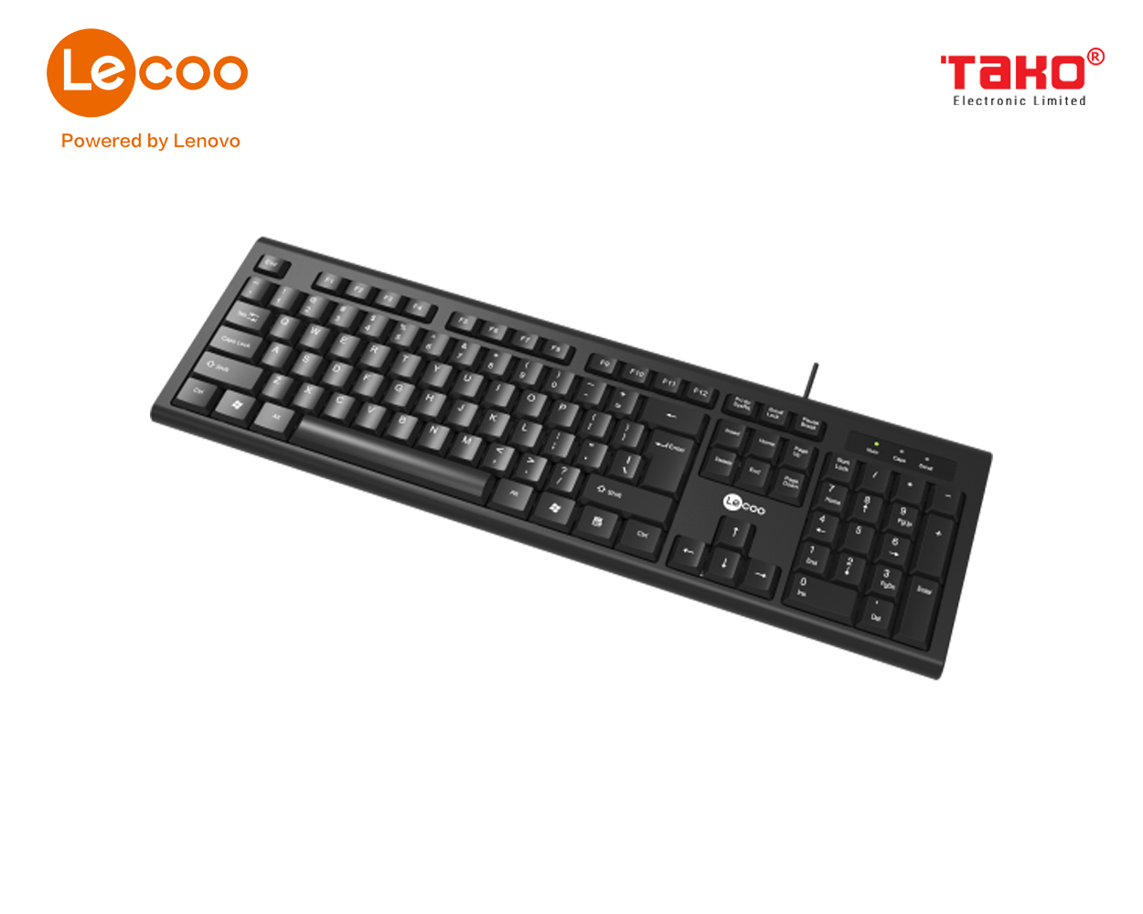 Bàn phím máy tính chính hãng văn phòng Lecoo KB101