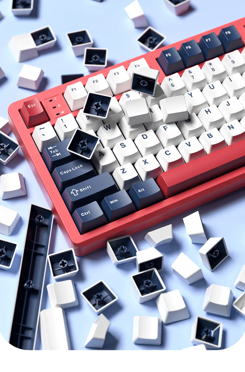 LEOBOG Hi98 BÀN PHÍM CƠ GAMING CÓ DÂY (Phiên bản Xanh+trắng+tím/ Barbie switch)